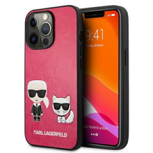 Karl Lagerfeld case for iPhone 13 Pro / 13 6,1&quot; KLHCP13LPCUSKCP fushia hard case Iconic Karl &