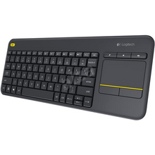Logitech® K400 Plus Wireless Touch Keyboard Black, SK / CZ