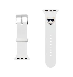 Karl Lagerfeld Choupette Head Řemínek pro Apple Watch 38/40mm White