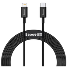 Baseus CATLYS-C01 Superior Fast Charging Datový Kabel USB-C to Lightning 20W 2m Black
