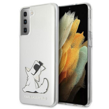 Karl Lagerfeld case for Samsung Galaxy S21 Plus KLHCS21MCFNRC transparent hard case Choupette Fun