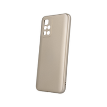 Puzdro Metallic TPU Xiaomi Redmi 10 - Zlaté