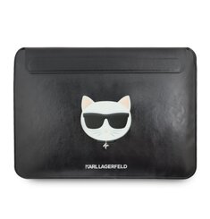 Karl Lagerfeld Choupette Head Embossed Computer Sleeve 13/14" Black