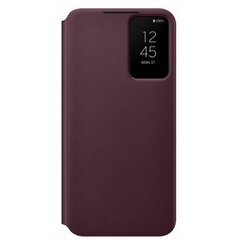 EF-ZS906CEE Samsung Clear View Cover pro Galaxy S22+ Burgundy