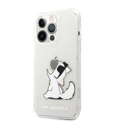 Karl Lagerfeld PC/TPU Choupette Eat Kryt pro iPhone 14 Pro Max Transparent