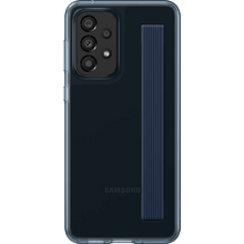 Samsung polopriehľadný zadný kryt s pútkom pre Galaxy A33 5G, čierny
