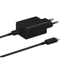 EP-T4510XBE Samsung Super Fast Charging 45W USB-C Cestovní nabíječka Black + USB-C Datový Kabel