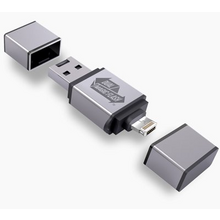 USB kľúč WOW MAGIC 16GB Lightning + MicroUSB (do 256 GB) Modrý