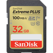 SanDisk Extreme PLUS SDHC 32GB 100MB/s V30 UHS-I
