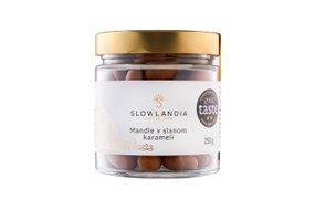 Slowlandia - Mandle v slanom karameli 250 g 180-3