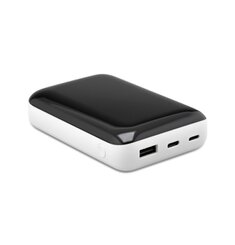 mobilNET powerbank 10000 mAh, Type-C + Lightning + USB, biela