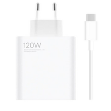 Xiaomi MDY-13-EE USB-A 120W Cestovní Nabíječka + USB-C kabel White (Bulk)