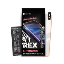 Sturdo Rex Luminous ochranné sklo iPhone 13 / iPhone 13 Pro, oranžová