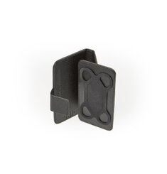 Univerzálne púzdro so stojanom FIXED twoFACE pre mobilné telefóny s uhlopriečkou 5"-5,5", PU koža, čierne