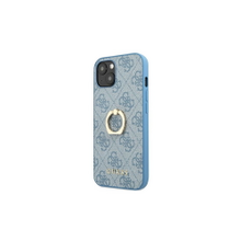 Guess case for iPhone 13 mini 5,4&quot; GUHCP13S4GMRBL blue hard case 4G with ring stand