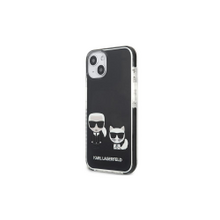 Karl Lagerfeld case for iPhone 13 Mini KLHCP13STPEKCK black hard case Iconic Karl & Choupette