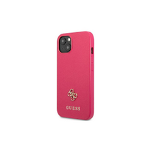 Guess case for iPhone 13 Pro / 13 6,1&quot; GUHCP13LPS4MF pink hardcase Saffiano 4G Small Metal Log
