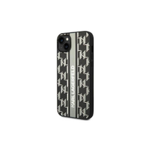 Karl Lagerfeld case for iPhone 14 Plus 6,7&quot; KLHCP14MPGKLSKG grey HC PU Monogram Stripe