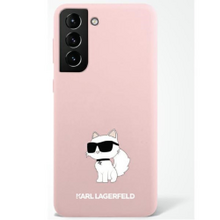Karl Lagerfeld case for Samsung Galaxy S23 Plus KLHCS23MSNCHBCP pink hardcase Silicone Choupette