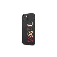 Karl Lagerfeld case for iPhone 13 Mini KLHCP13SPCOBK black hard case Multipink Logo