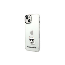 Karl Lagerfeld case for iPhone 14 Plus 6,7&quot; KLHCP14MCTTR transparent hardcase Choupette Body