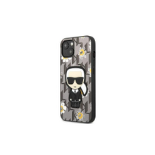 Karl Lagerfeld case for iPhone 13 KLHCP13MPMNFIK1 gray hard case Monogram Iconic Karl