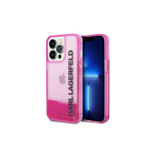 Karl Lagerfeld case for iPhone 14 Pro Max 6,7&quot; KLHCP14XLCKVF pink HC Liquid Glitter Elong