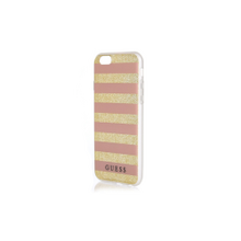 Guess iPhone 7 GUHCP7STGPI rose gold hardcase Ethnic Chic Stripes 3D