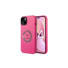 Karl Lagerfeld case for iPhone 14 Plus 6,7&quot; KLHCP14MSRSGRCF pink HC Silicone RSG BIC