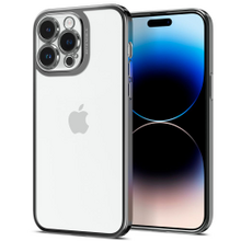 Spigen case Optik Crystal for iPhone 14 Pro 6,1&quot; chrome grey