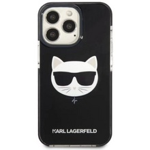 Karl Lagerfeld case for iPhone 13 Pro Max KLHCP13XTPECK black hard case Iconic Choupette Head