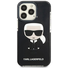 Karl Lagerfeld case for iPhone 13 Pro KLHCP13LTPEIKK black hard case Iconic