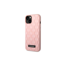 Karl Lagerfeld case for iPhone 14 Plus 6,7&quot; KLHCP14MRUPKLPP pink + 3D Rubber case with Monogra