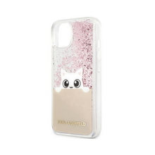 Karl Lagerfeld case for iPhone 13 Pro Max 6,7&quot; KLHCP13XPABGNU pink hardcase PEEK A BOO Liquid
