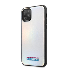 Guess case for iPhone 11 Pro GUHCN58BLD silver hard case Iridescent