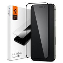 Spigen tempered glass  Glass FC for iPhone 14 Pro 6,1&quot; black