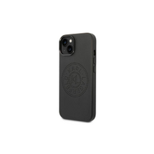 Karl Lagerfeld case for iPhone 14 Plus 6,7&quot; KLHCP14MFWHK black PU Leather case Perforated Logo