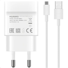 HW-050100E01W Huawei USB Cestovní nabíječka + microUSB Dat. Kabel White (Service Pack)