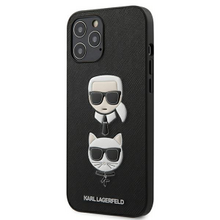 Karl Lagerfeld case for iPhone 13 Pro Max 6,7&quot; KLHCP13XSAKICKCBK black hard case Saffiano Karl