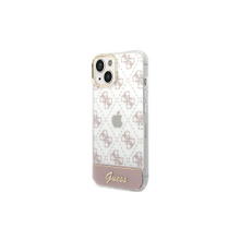 Guess case for iPhone 14 Plus 6,7&quot; GUHCP14MHG4MHP pink hardcase 4G Pattern Script