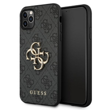Guess case for iPhone 13 Pro Max 6,7&quot; GUHCP13X4GMGGR grey hard case 4G Big Metal Logo