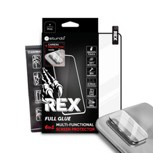 Sturdo Rex protective glass + Camera protection Motorola Moto G13 / G23 / G53, Full Glue, 6v1