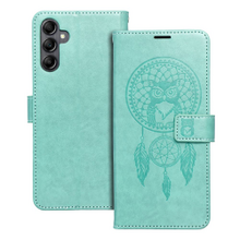 Puzdro Mezzo Book Samsung Galaxy A14 4G vzor dreamcatcher - zelené