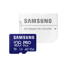 Samsung/micro SDXC/128GB/180MBps/Class 10/+ Adaptér/Modrá