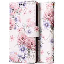 Puzdro Tech-Protect Book Redmi Note 12 Pro 5G/Poco X5 Pro 5G - Rozkvitnuté kvety