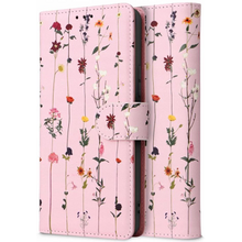 Puzdro Tech-Protect Book Samsung Galaxy A14 4G/5G, Lúčne kvety - ružové