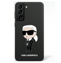 Puzdro Karl Lagerfeld Samsung Galaxy S23 Plus KLHCS23MSNIKBCK black hardcase Silicone Ikonik