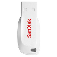 SanDisk Cruzer Blade 16GB USB 2.0 elektricky bílá