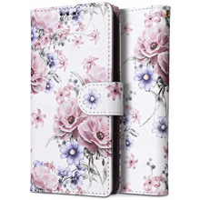 Puzdro Tech-Protect Book Samsung Galaxy A14 4G/5G - Rozkvitnuté kvety