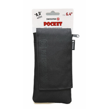 Puzdro Swissten Pocket so šnúrkou, univerzálne 6,4" - čierne